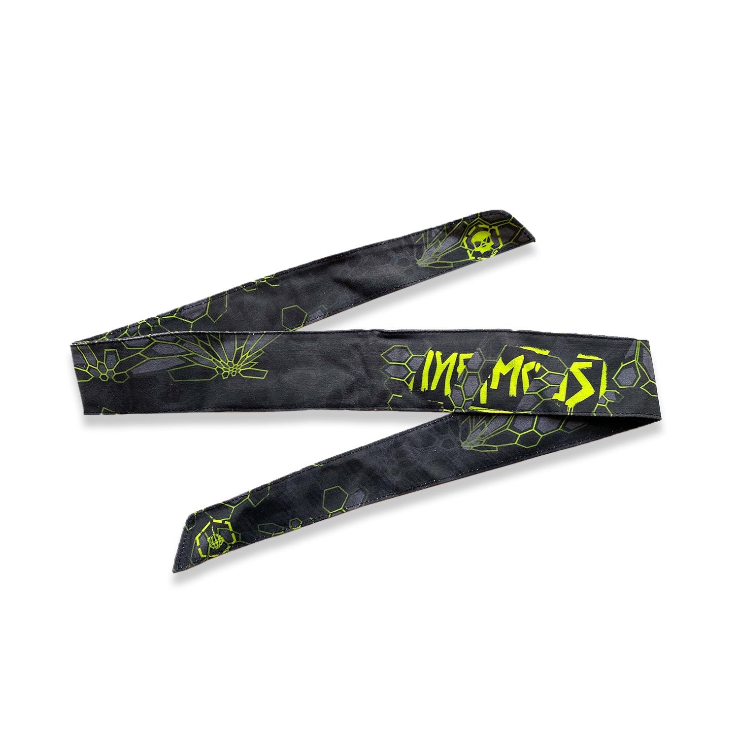 Team Infamous PRO DNA Headband - Hex Stripe Smoke Volt - Infamous