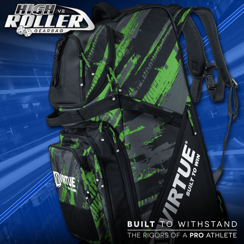 Virtue High Roller V2 Gear Bag - Graphic Lime - Virtue