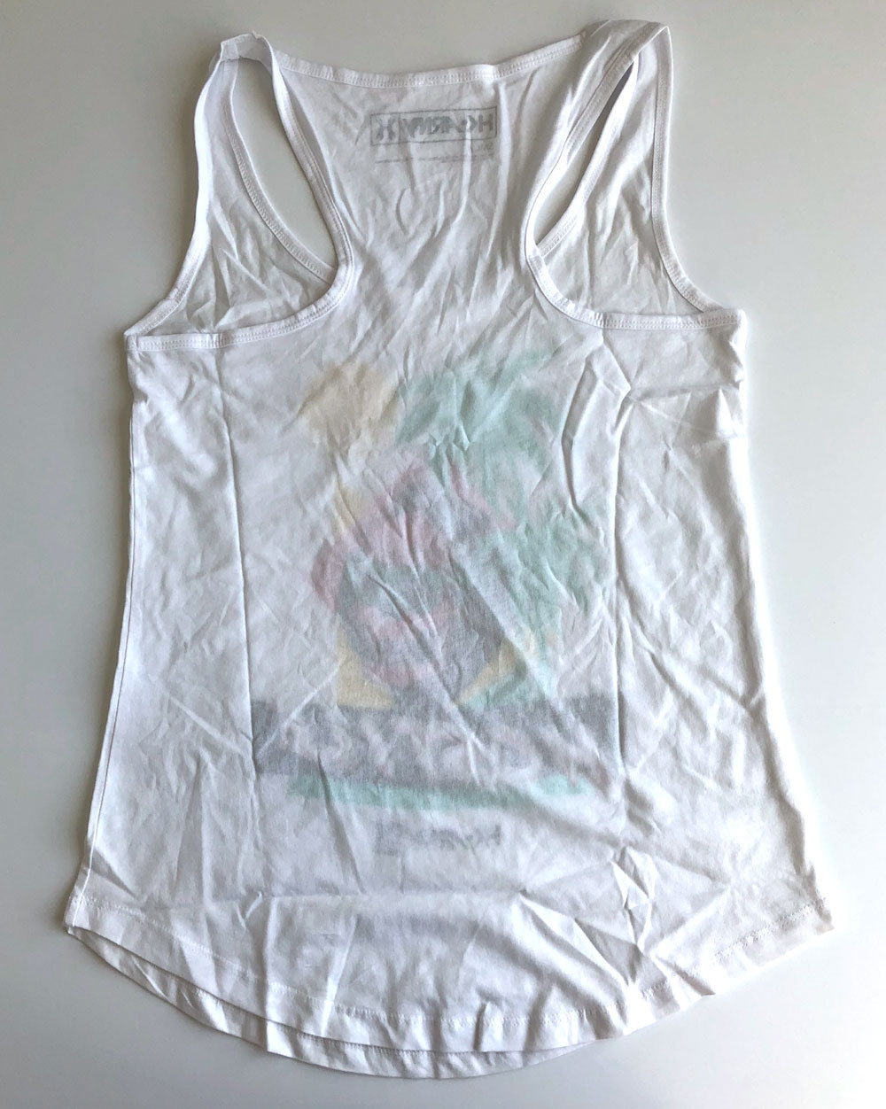 HK Army Paintball Tank Top Tropical Skull White - Small - HK Army