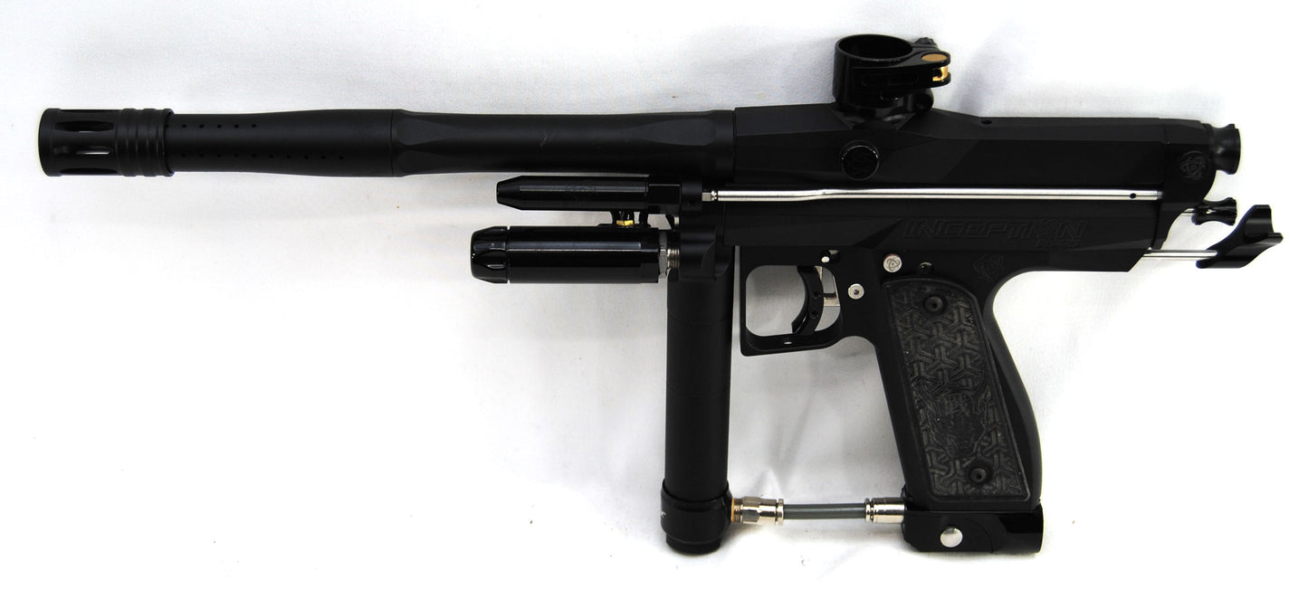 Used Inception Designs Fighter Mini Autococker - Dust Black