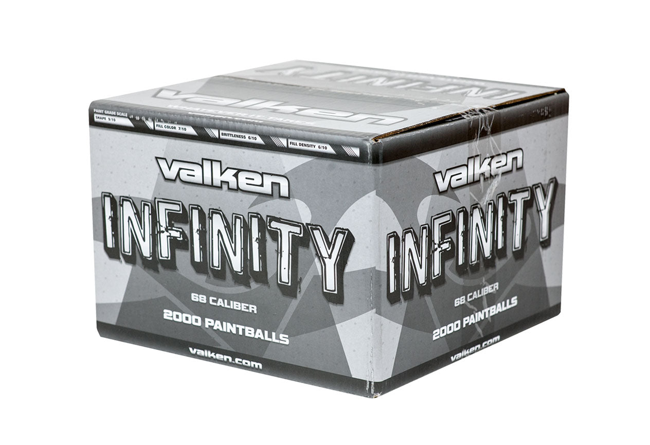 2000 Count Valken Infinity Paintballs - White/White - Valken Paintball