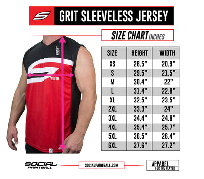 Social Paintball Grit Sleeveless Jersey - USA