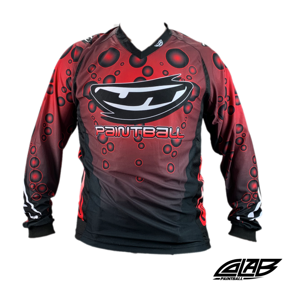 JT Paintball Bubble Jersey - Red - Small - JT