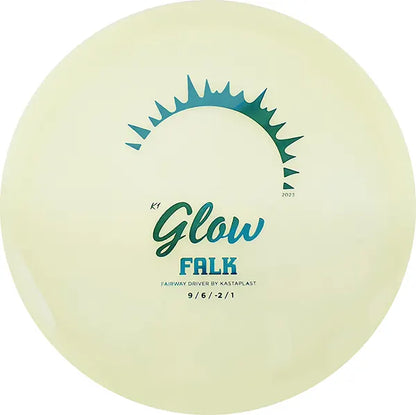 Kastaplast K1 Glow Falk Disc - 2023 stamp