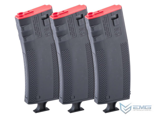 EMG Troy Industries 250rd Mid-Cap Battlemag w/ T-Grip Magazine Assist for M4/M16 Series Airsoft AEG Rifles - 3 pack