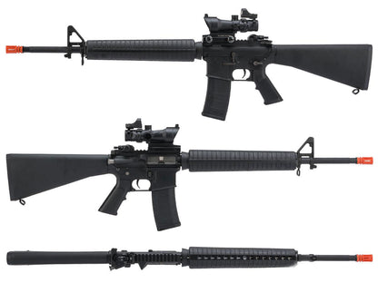 EMG Colt Licensed M16A3 Airsoft AEG Rifle - Black - Evike