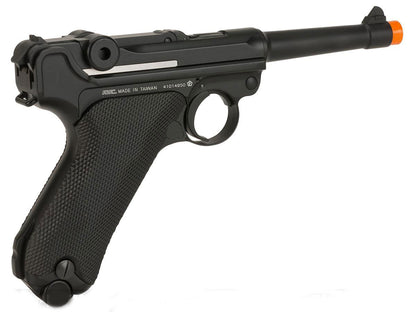 KWC P08 Luger CO2 Powered Airsoft Pistol - Black - Evike
