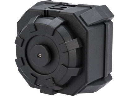 Angel Custom 2000 Round "BLOK" Thunderstorm Airsoft AEG Drum Flashmag - Black