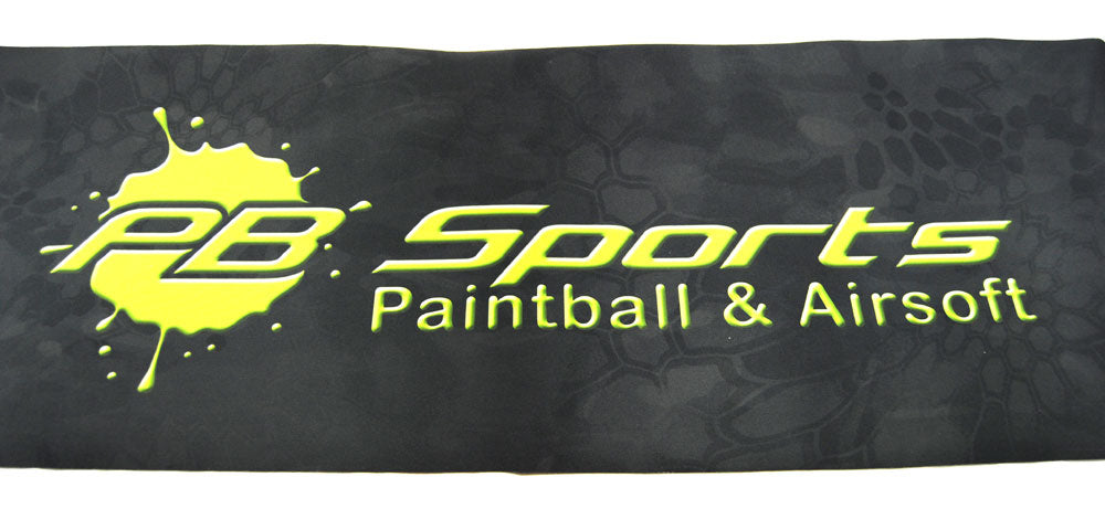 Exalt Large Players Tech Mat Camo Lime - PB Sports Logo - Exalt