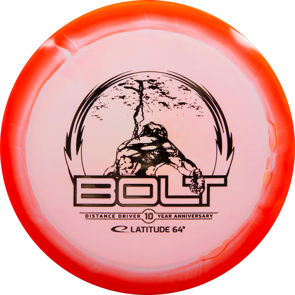 Latitude 64 Gold Orbit Bolt Disc - 10th Anniversary Stamp