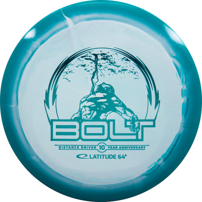 Latitude 64 Gold Orbit Bolt Disc - 10th Anniversary Stamp