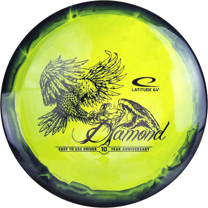 Latitude 64 Gold Orbit Diamond Disc - 10th Anniversary Stamp