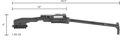 B&T Officially Licensed USW Polymer Conversion Kit for G-Series GBB Airsoft Pistols  - Black