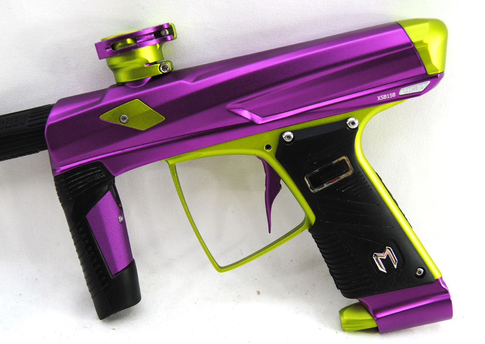 Used MacDev Clone 5 Paintball Marker - Purple/Green