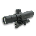 2-7X32 Compact - RED &amp; GREEN Illuminated MIL-DOT/Green Lens/Quick Release - NC Star
