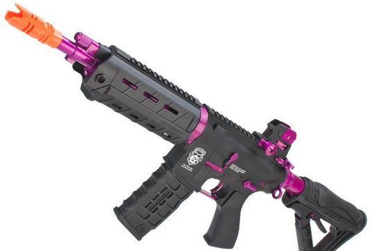 G&G GR4 G26 Airsoft Electric Blowback AEG Rifle - Black / Pink