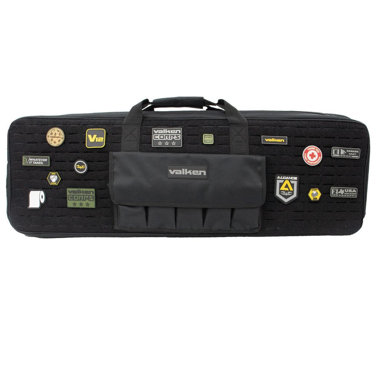 Valken Tactical 38" Zulu Patch Wall Airsoft Gun Case / Bag - Grey
