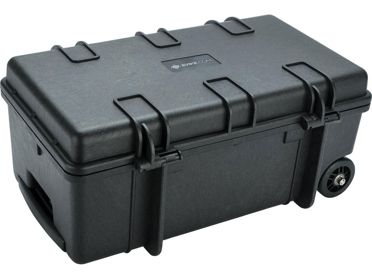 EMG "Carry-On" Equipment Rolling Case w/ Customizable Grit Foam - Black