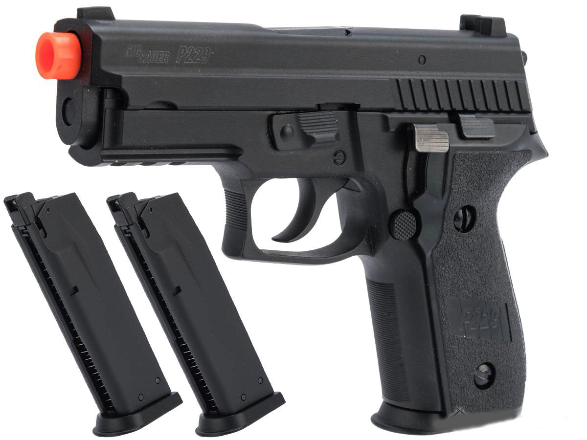 SIG Sauer ProForce P229 Airsoft GBB Airsoft Pistol - Reload Package - Black