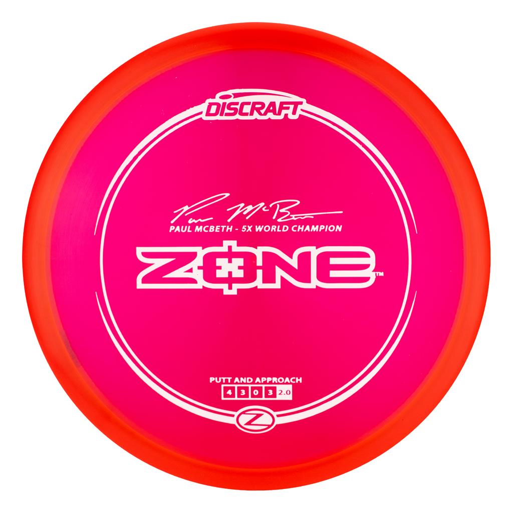 Discraft Paul McBeth Z Zone Signature Series Golf Disc - Discraft