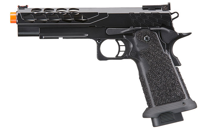 Lancer Tactical Stryk Hi-Capa 5.1 Gas Blowback Airsoft Pistol - Black