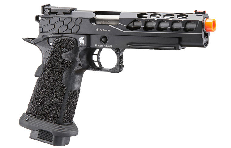 Lancer Tactical Stryk Hi-Capa 5.1 Gas Blowback Airsoft Pistol - Black