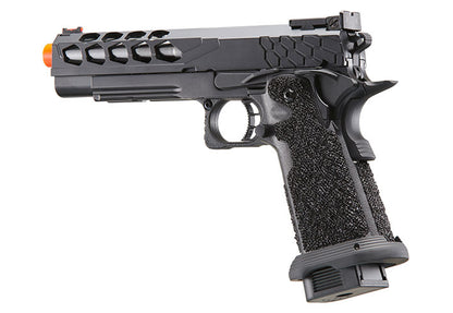 Lancer Tactical Stryk Hi-Capa 5.1 Gas Blowback Airsoft Pistol - Black