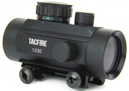 TACFIRE 1x30 Dual Illuminated Red Green Dot Reticle Weaver Base - TACFIRE