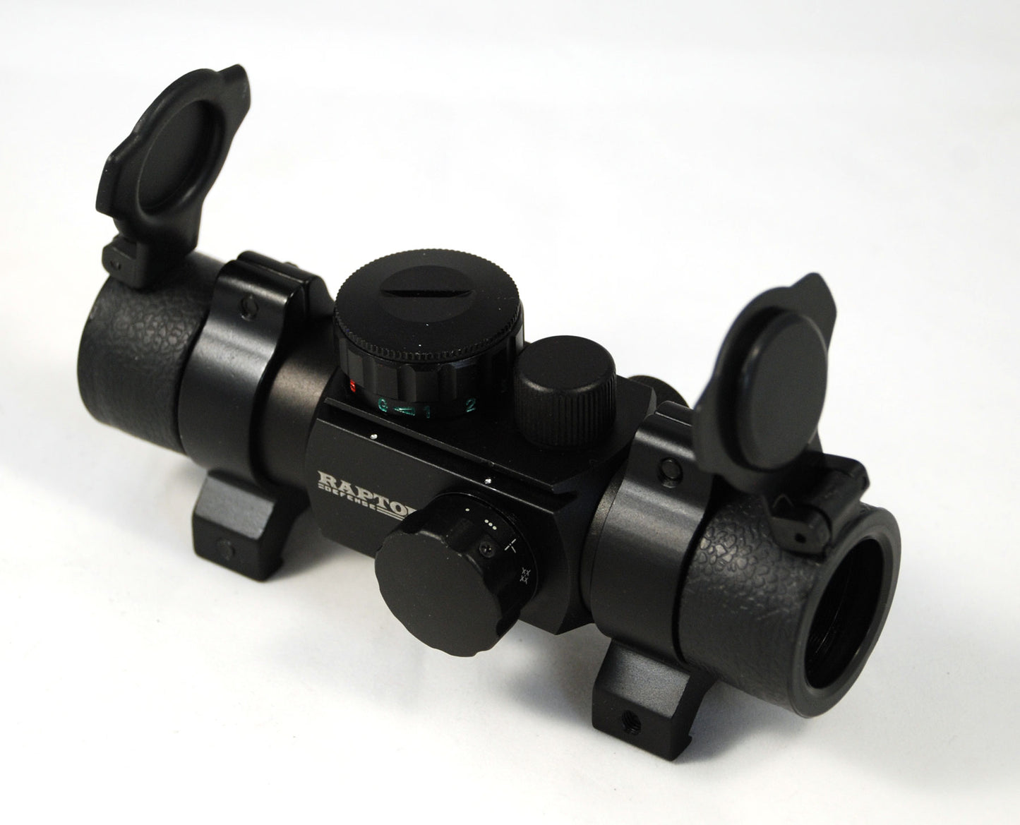 Raptor Defense 1x25 Dot Sight - 4 Reticle - Dual Illumination (Red/Green) - Raptor Defense