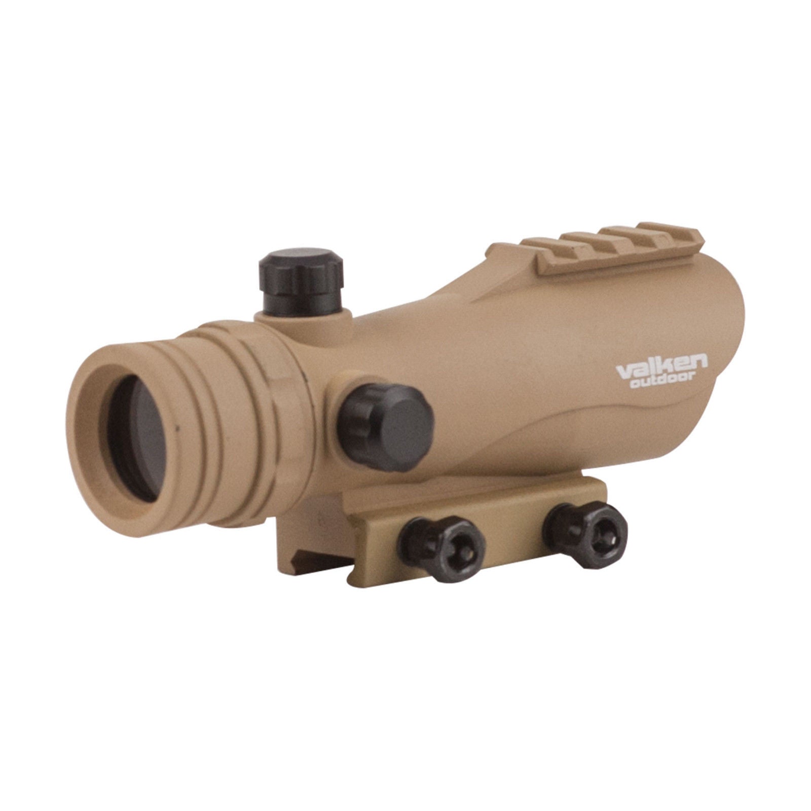 Valken Optics V-Tac ACOG Style Red Dot Sight RDA30 - Tan - Valken