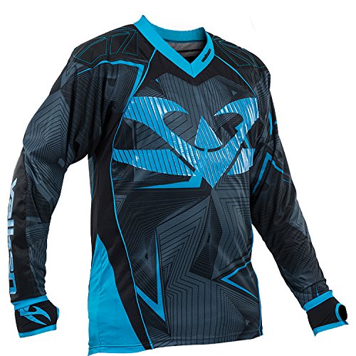 Valken Redemption Jersey - Navy/Light Blue - Large - Valken Paintball