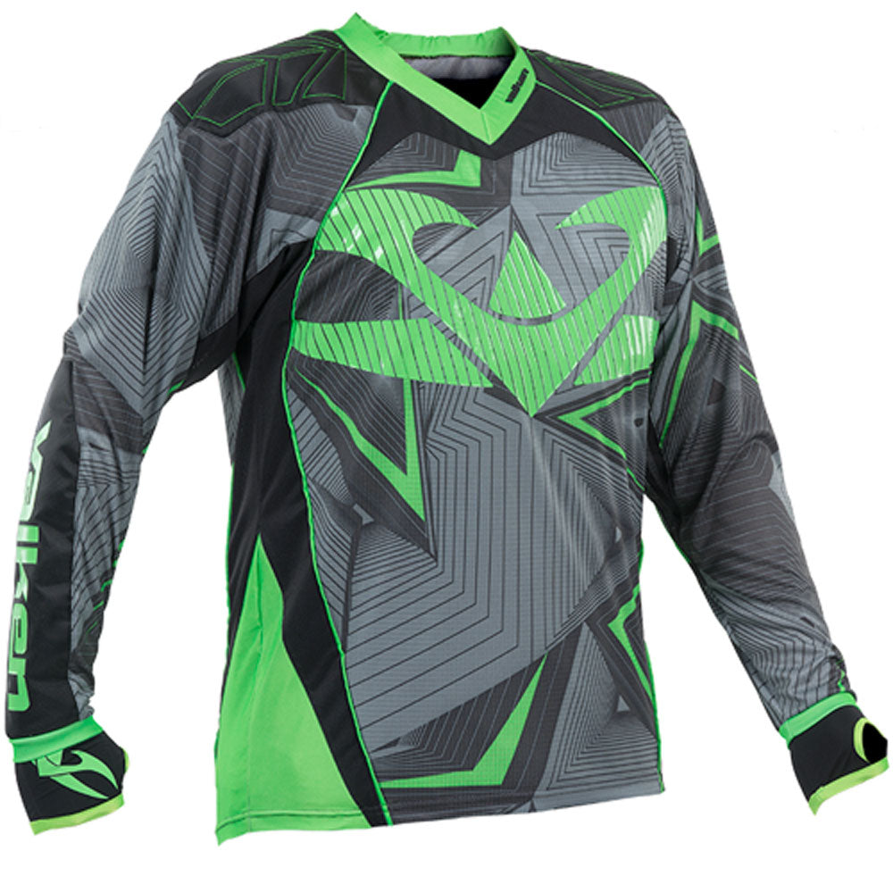 Valken Redemption Jersey - Neon Green/Grey - Medium - Valken Paintball
