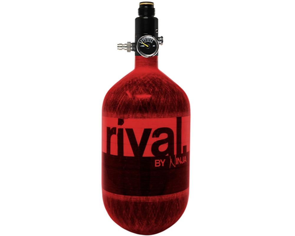 Ninja Rival 68ci 4500psi HPA Tank - Red - Ninja Paintball