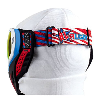 HK Army KLR Goggle - RLGN (Blue Red White) - Fusion Lens - HK Army