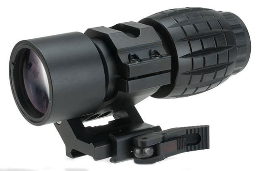 Avengers Tactical 3X Magnifier Scope w/ QD Flip-to-Side Mount - Evike