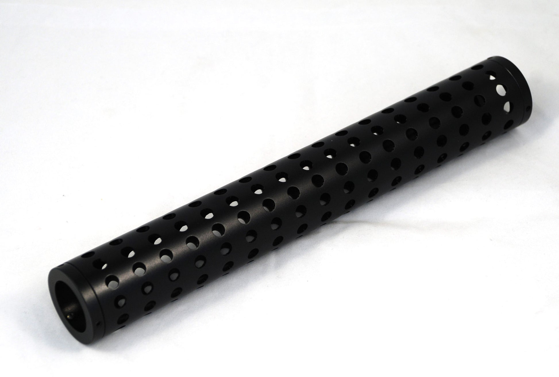 Universal Aluminum Ported Shroud - fits 1" OD barrel - 10" - 3Skull