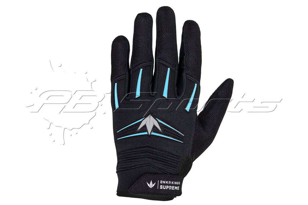 Bunker Kings Supreme Gloves Cyan Large/XLarge - Bunker Kings