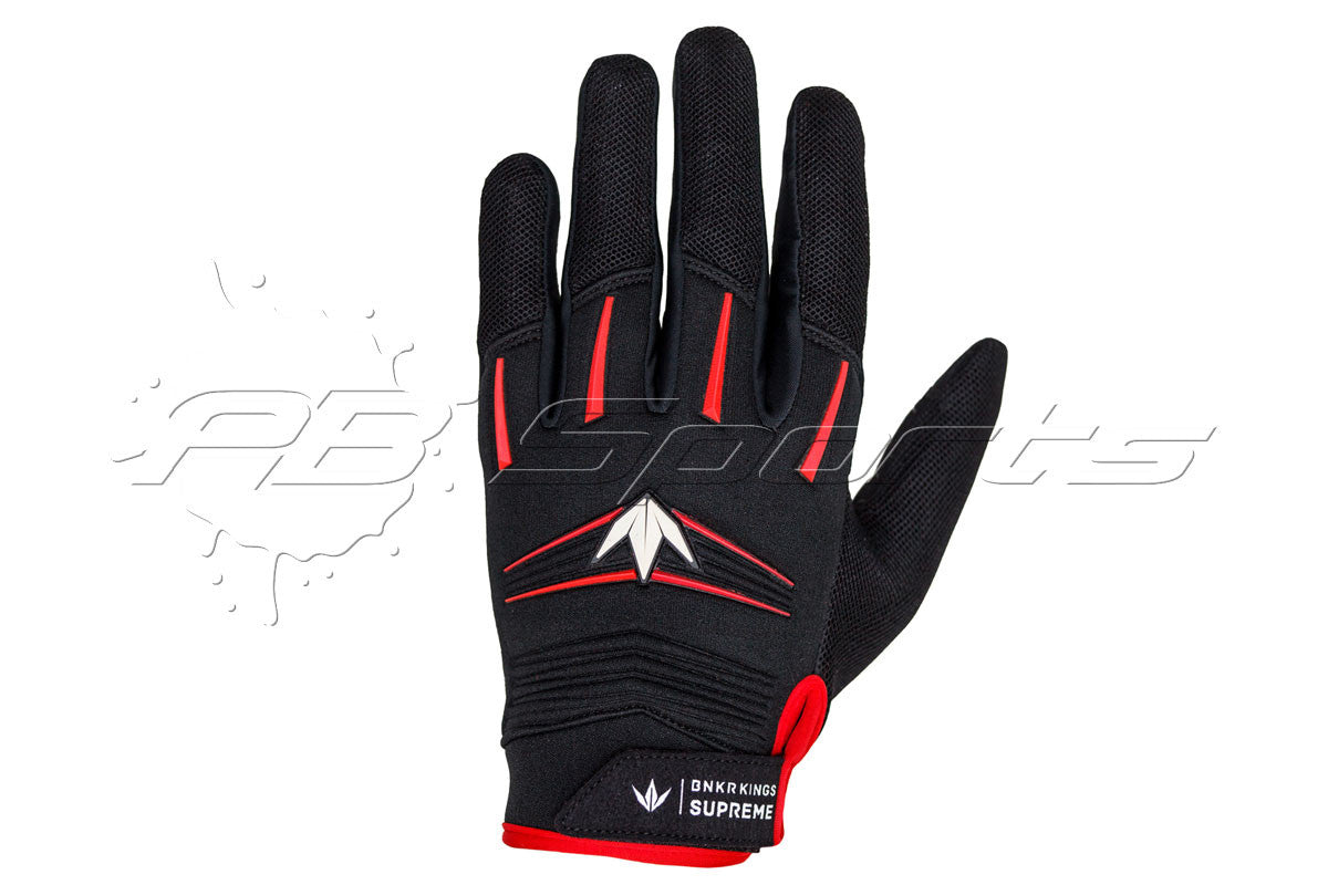 Bunker Kings Supreme Gloves Red Large/XLarge - Bunker Kings