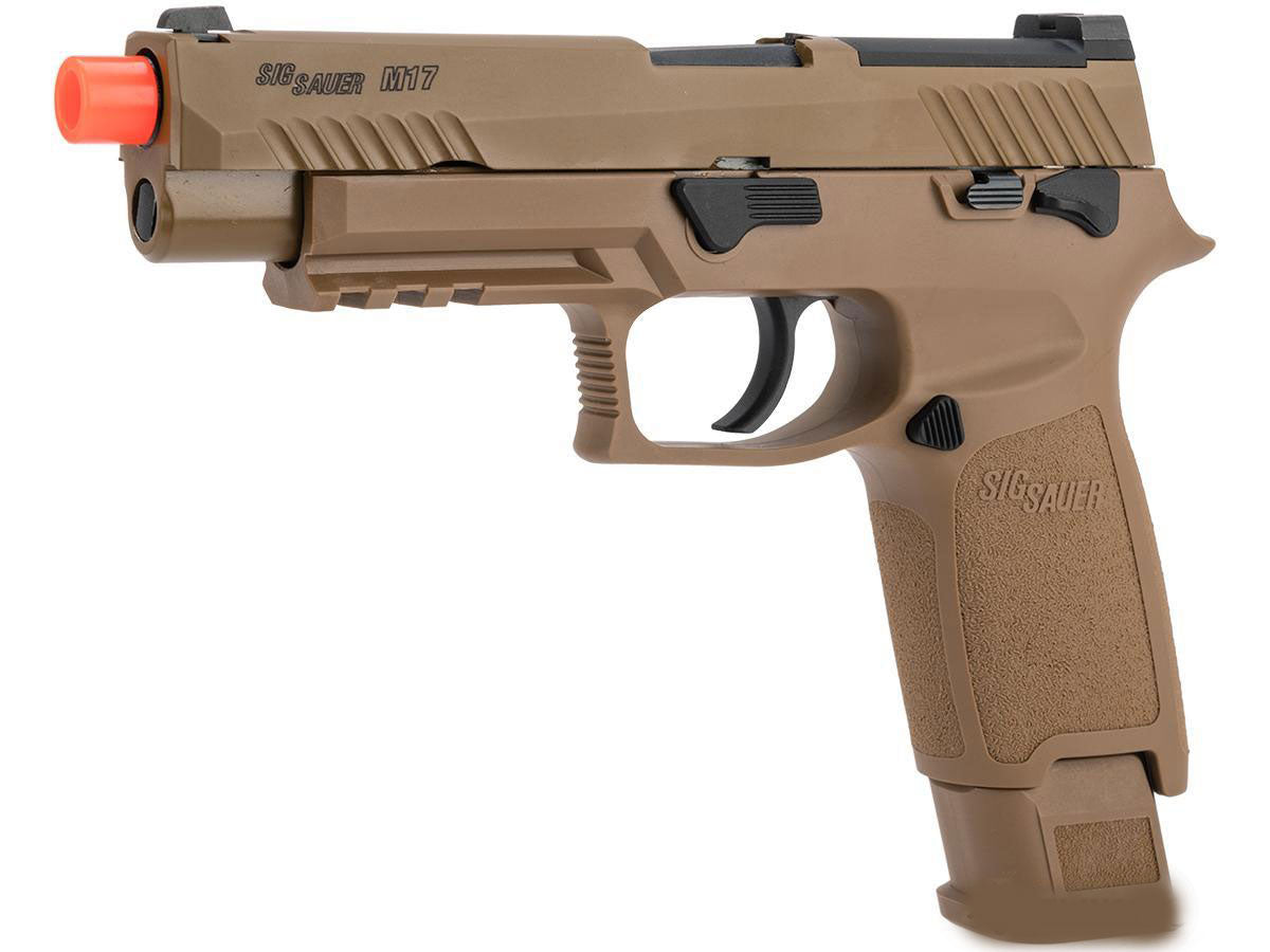 SIG Sauer ProForce P320 M17 MHS Airsoft GBB CO2 Pistol - Tan - Evike