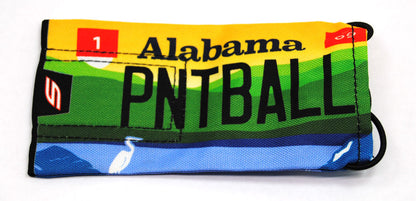 Social Paintball Barrel Cover - Alabama State License Plate - Social Paintball