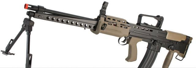ICS Full Metal L86A2 British Military Full Size Airsoft AEG Rifle