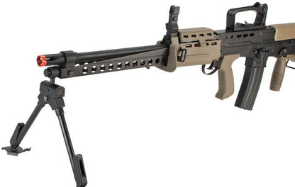 ICS Full Metal L86A2 British Military Full Size Airsoft AEG Rifle