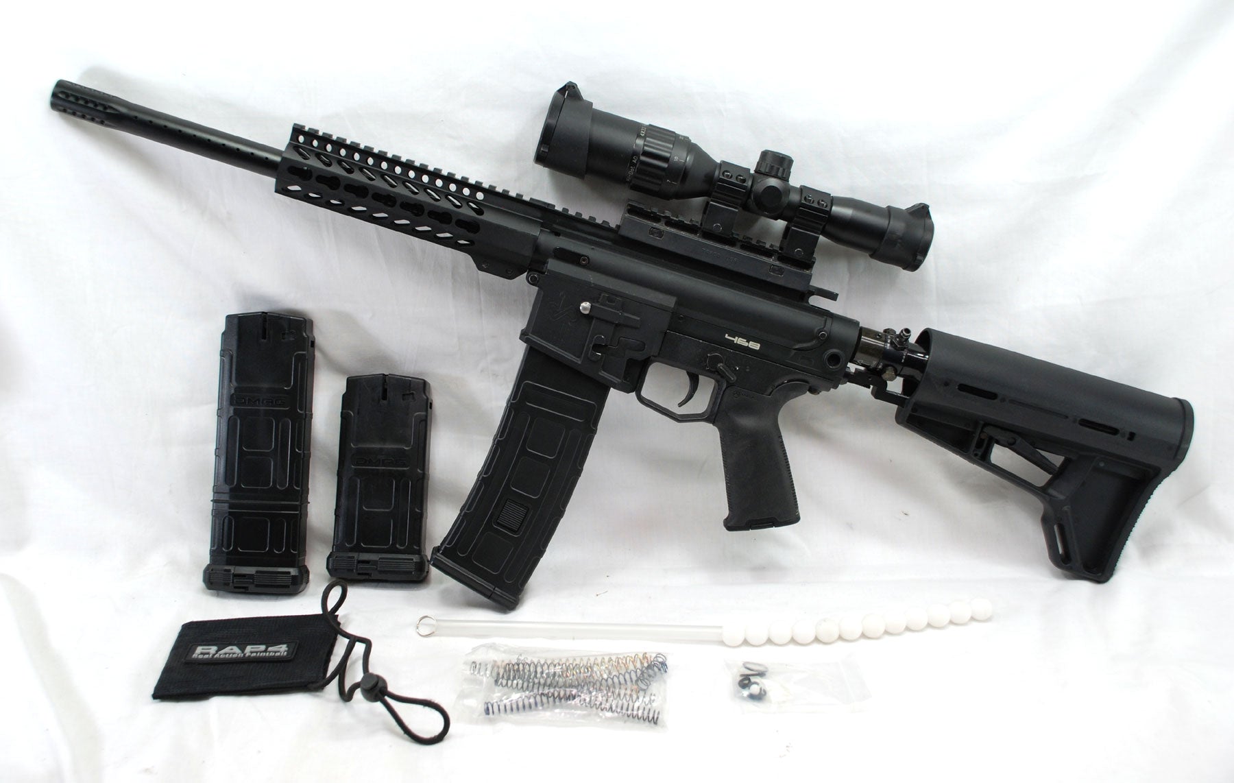 Used RAP4 468 Bolt Action Sniper paintball gun - RAP4