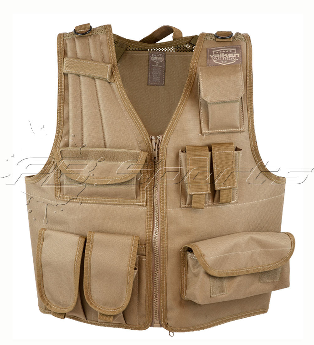 Valken Airsoft Tactical Vest Tan - Valken