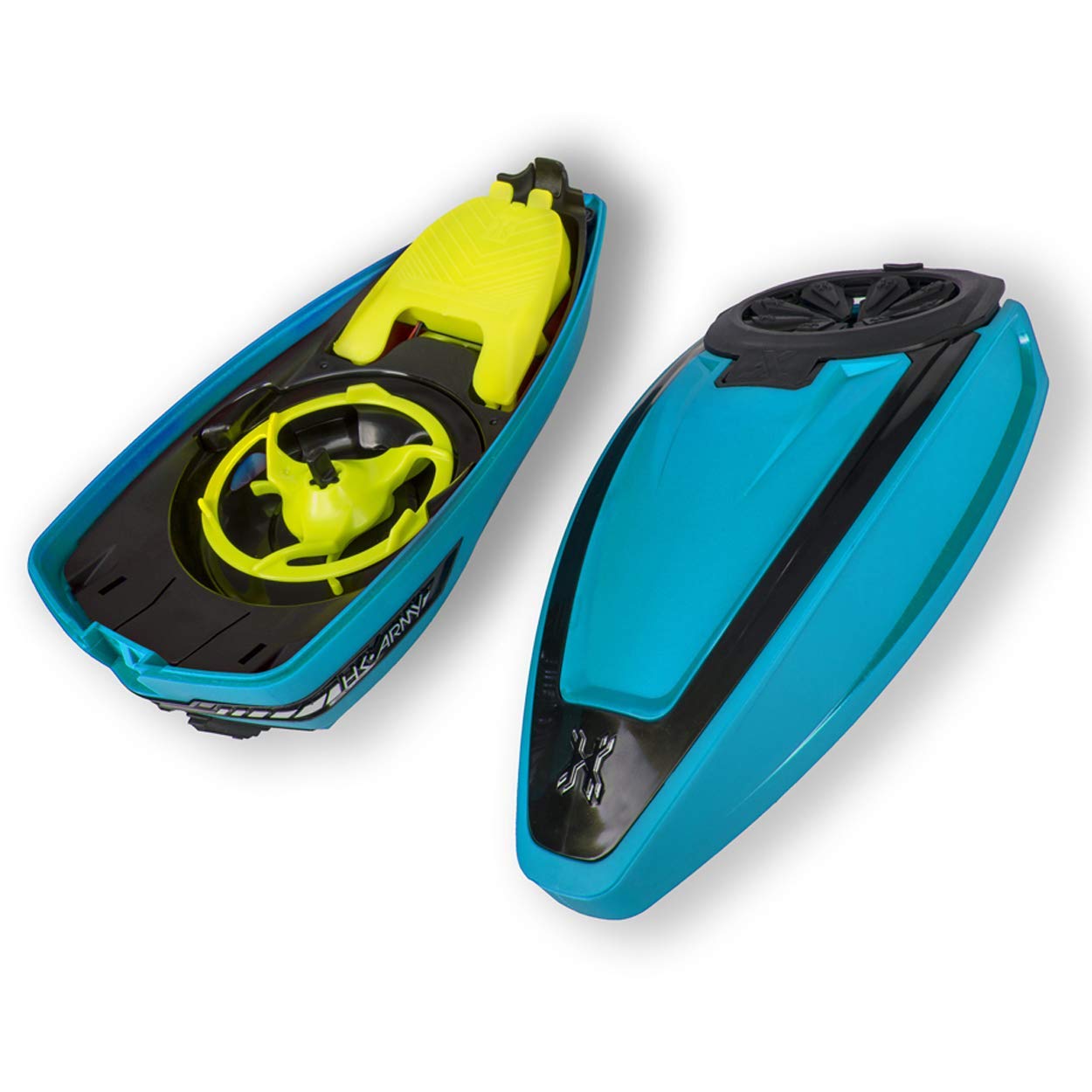 HK Army TFX 2.0 Loader with Epic Speedfeed - Turquoise/Black - HK Army
