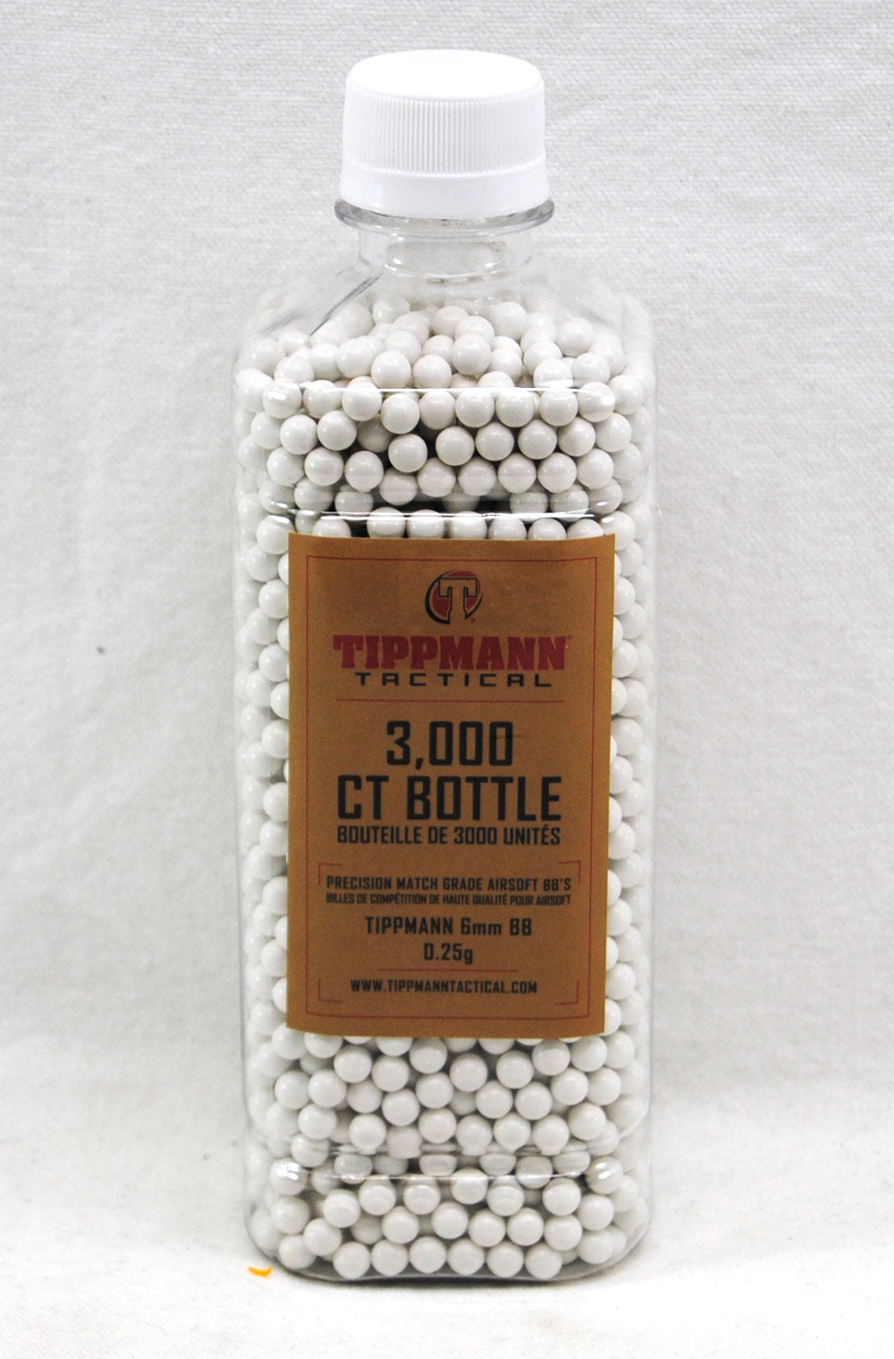Tippmann Tactical BBs 3000ct Bottle - White