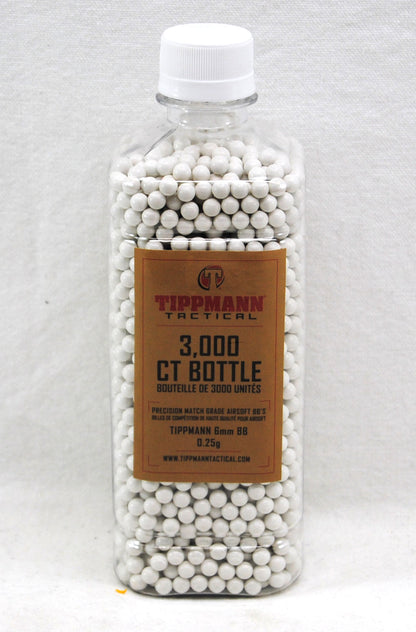 Tippmann Tactical BBs 3000ct Bottle - White