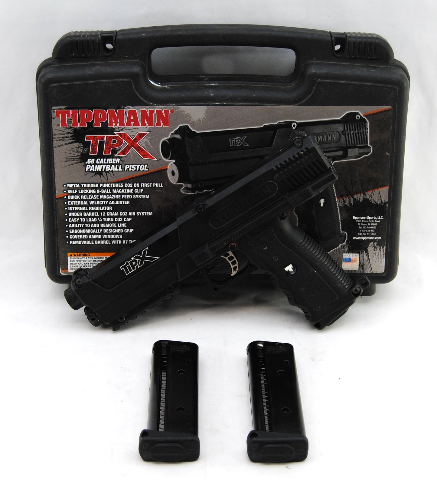 Used Tippmann TiPX Paintball Marker - Black