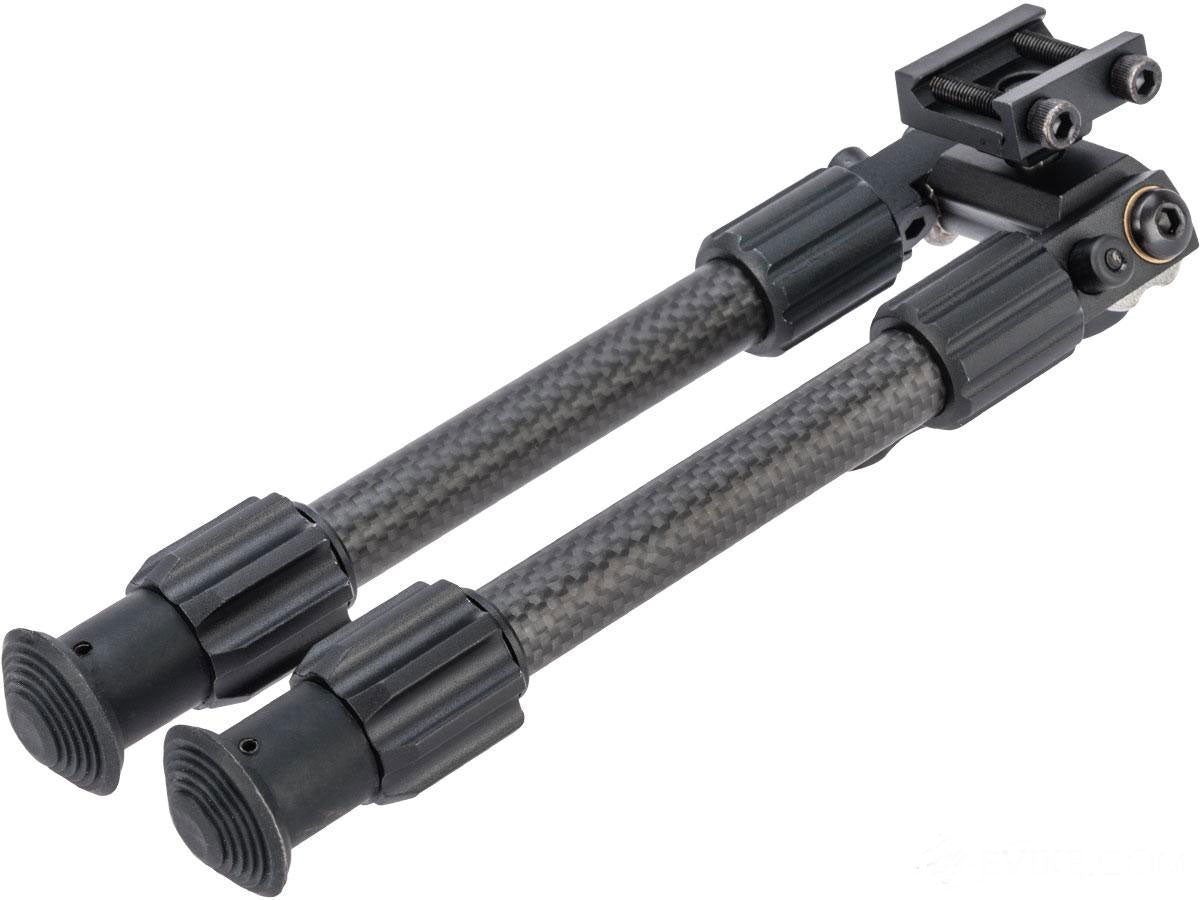TruGlo Tac-Pod Pro Adjustable Carbon Fiber Bipod w/ Pivoting Picatinny Rail Mount - Evike