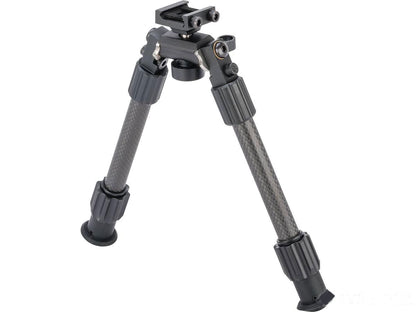 TruGlo Tac-Pod Pro Adjustable Carbon Fiber Bipod w/ Pivoting Picatinny Rail Mount - Evike